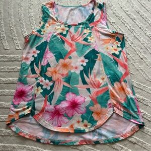 Live Well | Tropical Tank Top